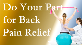 Pflugerville Wellness Center calls on back pain sufferers to participate in their own back pain relief recovery. 