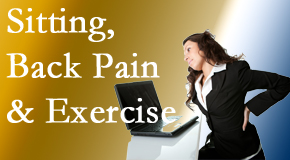 Pflugerville Wellness Center urges less sitting and more exercising to combat back pain and other pain issues.
