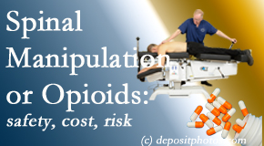 Pflugerville Wellness Center presents new comparison studies of the safety, cost, and effectiveness in reducing the need for further care of chronic low back pain: opioid vs spinal manipulation treatments.