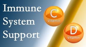 Pflugerville Wellness Center presents details about the benefits of vitamins C and D for the immune system to fight infection. 
