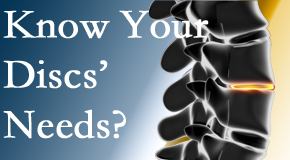 Your Pflugerville chiropractor knows all about spinal discs and what they need nutritionally. Do you?