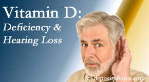 Pflugerville Wellness Center presents recent research about low vitamin D levels and hearing loss. 