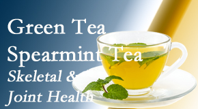 Pflugerville Wellness Center presents the benefits of green tea on skeletal health, a bonus for our Pflugerville chiropractic patients.