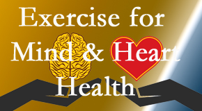 A healthy heart helps maintain a healthy mind, so Pflugerville Wellness Center encourages exercise.