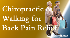 Pflugerville Wellness Center encourages walking for back pain relief along with chiropractic treatment to maximize distance walked.