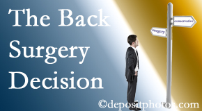 Pflugerville back surgery for a disc herniation is an option to be carefully studied before a decision is made to proceed. 