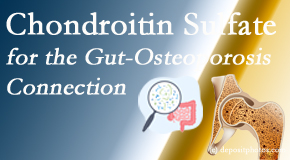 Pflugerville Wellness Center shares new research linking microbiota in the gut to chondroitin sulfate and bone health and osteoporosis. 