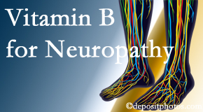 Pflugerville Wellness Center recognizes the benefits of nutrition, especially vitamin B, for neuropathy pain along with spinal manipulation.