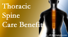 Pflugerville Wellness Center wonders at the benefit of thoracic spine treatment beyond the thoracic spine to help even neck and back pain. 