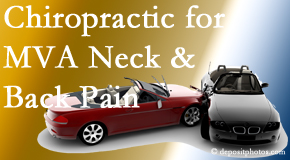 Pflugerville Wellness Center provides gentle relieving Cox Technic to help heal neck pain after an MVA car accident.