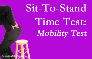 Pflugerville chiropractic patients are encouraged to check their mobility via the sit-to-stand test…and increase mobility by doing it!