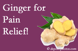 Pflugerville chronic pain and osteoarthritis pain patients will want to look in to ginger for its many varied benefits not least of which is pain reduction. 