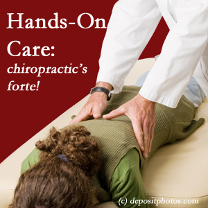 image of Pflugerville chiropractic hands-on treatment