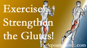 Pflugerville chiropractic care at Pflugerville Wellness Center incorporates exercise to strengthen glutes.