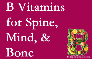 Pflugerville bone, spine and mind benefit from B vitamin intake and exercise.