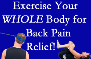 Pflugerville chiropractic care includes exercise to help enhance back pain relief at Pflugerville Wellness Center.