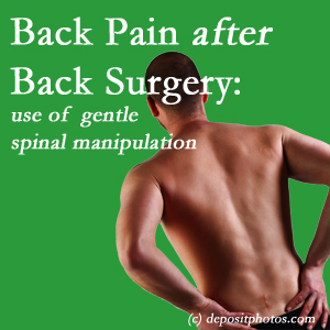 image of a Pflugerville spinal manipulation for back pain after back surgery