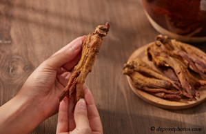 Pflugerville chiropractic nutrition tip: picture  of red ginseng for anti-aging and anti-inflammatory pain