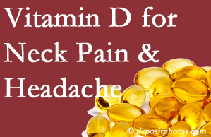 Pflugerville neck pain and headache may gain value from vitamin D deficiency adjustment.