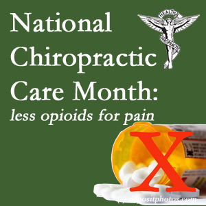 Pflugerville chiropractic care is being celebrated in this National Chiropractic Health Month. Pflugerville Wellness Center describes how its non-drug approach benefits spine pain, back pain, neck pain, and related pain management and even reduces use/need for opioids. 