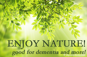 Pflugerville Wellness Center encourages our chiropractic patients to enjoy some time in nature! Interacting with nature is good for young and old alike, inspires independence, pleasure, and for dementia sufferers quite possibly even memory-triggering.