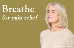 Pflugerville Wellness Center shares how important slow deep breathing is in pain relief.